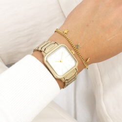 Oozoo horloge met stalen band - C11605-W-2