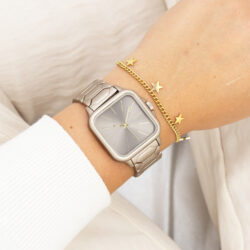 Oozoo horloge met stalen band - C11608-W-2